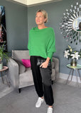 Asymmetric Batwing Jumper (Lots of Colours)