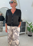 Giletta Black Cardi/Jacket