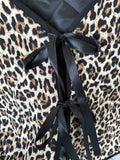 Leopard Quilted Bow Tie Jacket