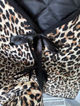 Leopard Quilted Bow Tie Jacket