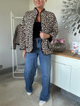 Leopard Quilted Pocket Jacket