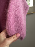 Fuschia Pink 3/4 Sleeve Soft Jumper