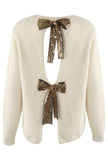 Sequin Bow Back Jumper