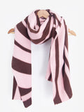 Burgundy/Pink Geo Scarf