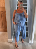 Denim Blue Hareem Jumpsuit