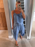 Denim Blue Hareem Jumpsuit