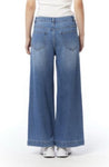 Denim Cropped Pocket Jeans