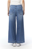 Denim Cropped Pocket Jeans