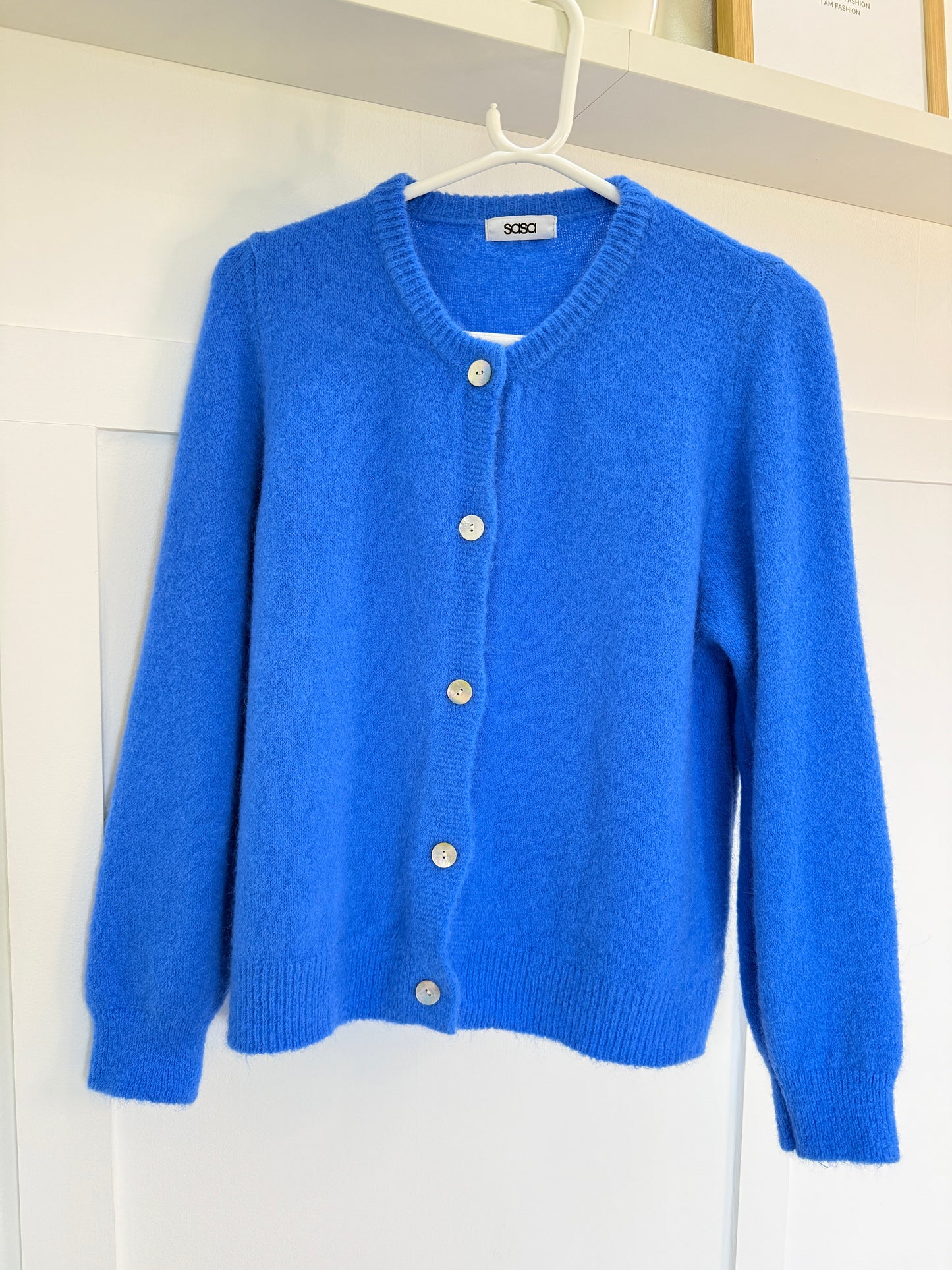 Bubblegum Pink Alpaca Mix Button Cardigan