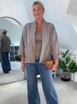 Mocha Qulited Two Pocket Jacket
