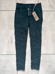 Melly & Co Forest Green 4 Button Jeans