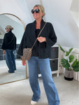 Mocha Qulited Two Pocket Jacket