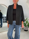 Mocha Qulited Two Pocket Jacket