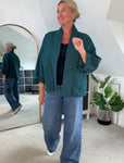 Mocha Qulited Two Pocket Jacket