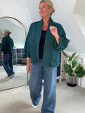 Mocha Qulited Two Pocket Jacket