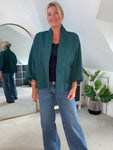 Mocha Qulited Two Pocket Jacket
