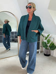 Mocha Qulited Two Pocket Jacket