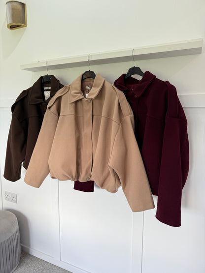 Oversized Felt Jacket | 3 Colours
