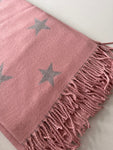 Pink & Grey Star Print Scar