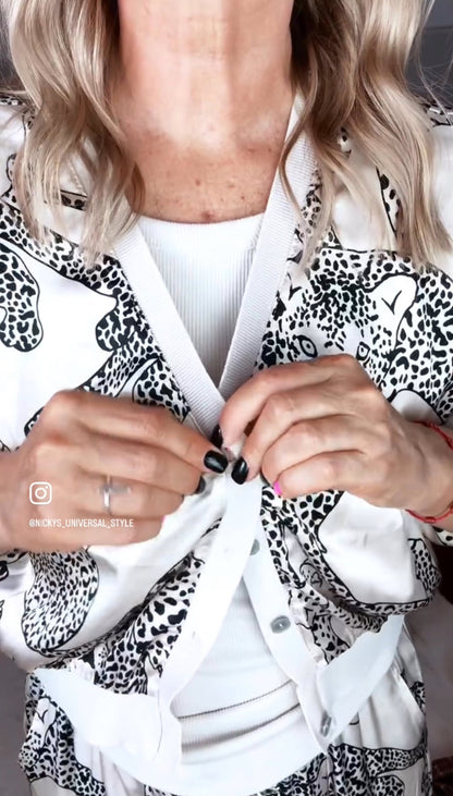 Giletta Puma Print Cardi/Jacket