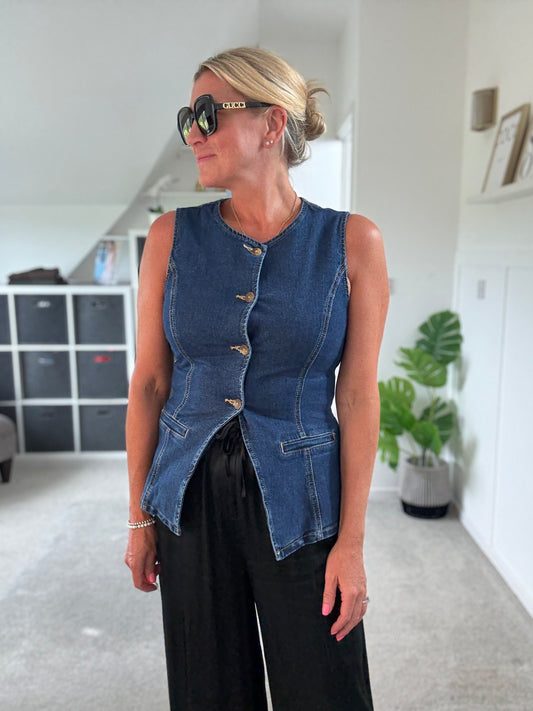 Denim Waistcoat