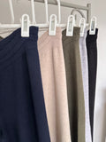 Oatmeal Soft Knitted Trousers
