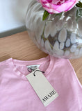 Baby Pink Puff Sleeve T Shirt