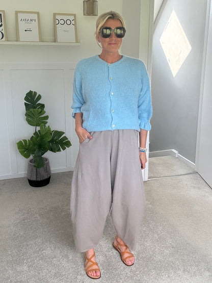 Sand Relaxed Fit Barrel Joggers