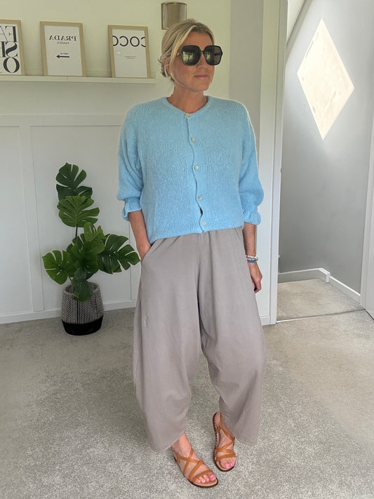 Sand Relaxed Fit Barrel Joggers