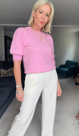 Bonbon Puff 2/4 Sleeve Jumper
