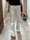 Melly & Co Silver Flared Jeans