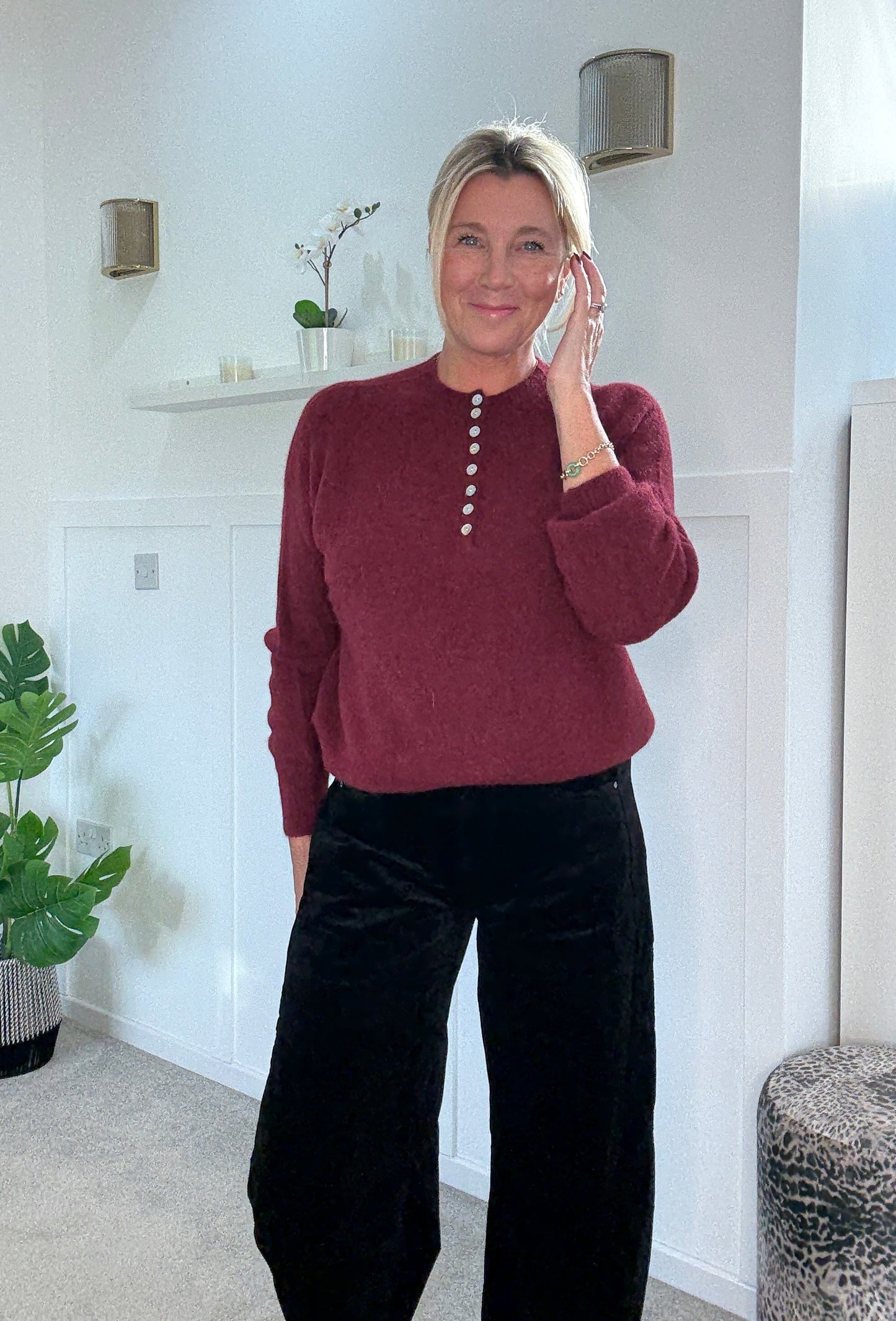 Barrel Leg Cords | Chocolate & Black