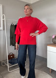 Red Bishop Sleeve Jumper