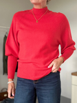 Red Bishop Sleeve Jumper