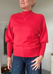 Navy Bishop Sleeve Jumper