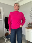 Hot Pink Bishop Sleeve Jumper