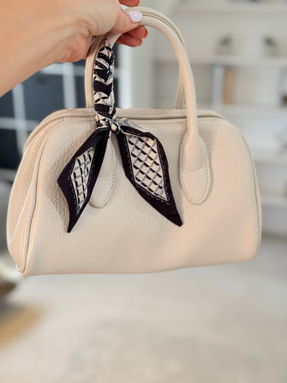 Sky Blue/Cream Argyle Polo S/S Jumper