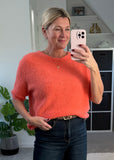 Bright Pink Fluffy S/S Jumper