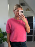 Bright Pink Fluffy S/S Jumper