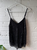 Sequin Cami Top (Black, Silver, Teal, Rose Gold)