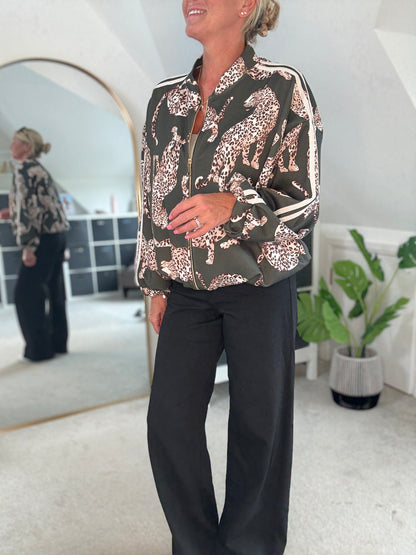 Leo Leopard Jacket