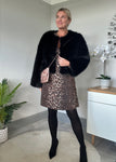 Black Faux Fur Short Jacket