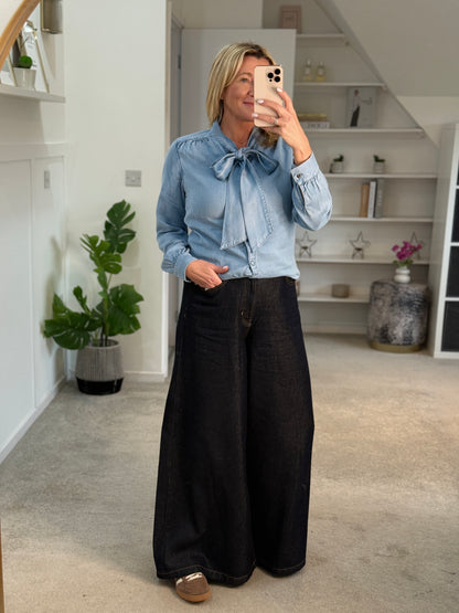 Light Blue Charleen Tencel Blouse