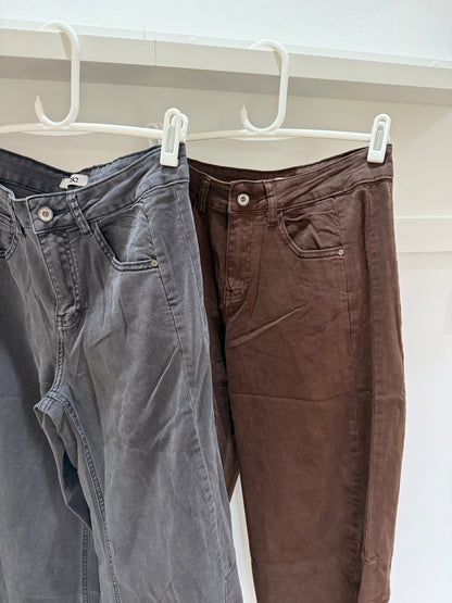 Dark Mocha Barrel Leg Jeans