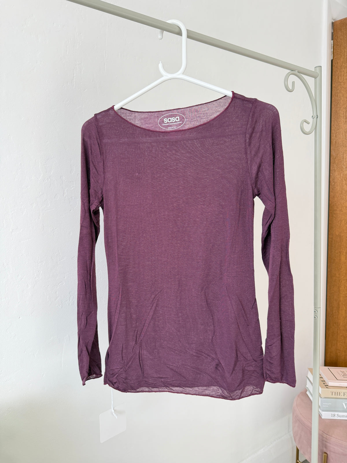 Cashmere Blend L/Sleeve Layering Top | 12 Colours
