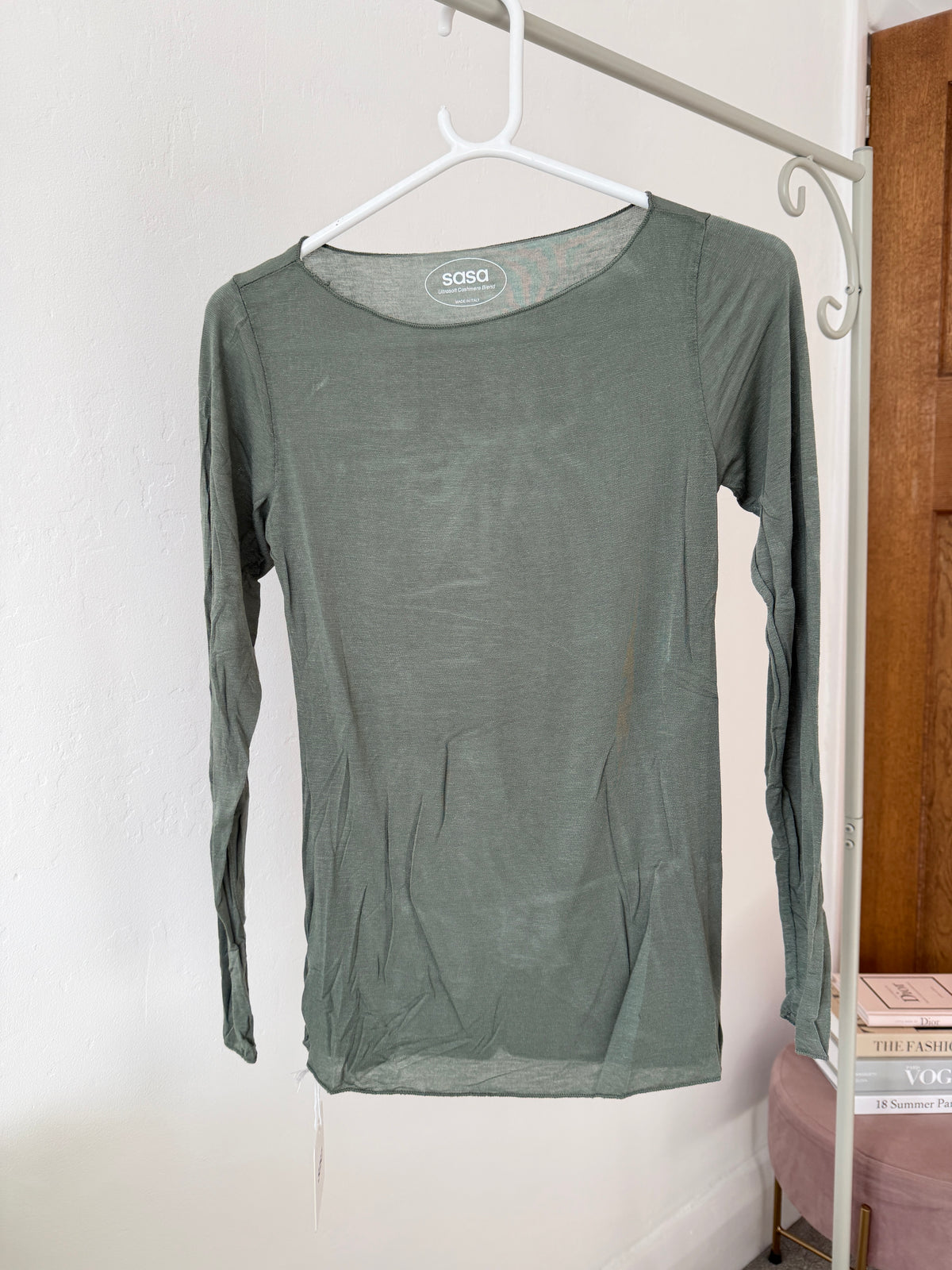 Cashmere Blend L/Sleeve Layering Top | 12 Colours