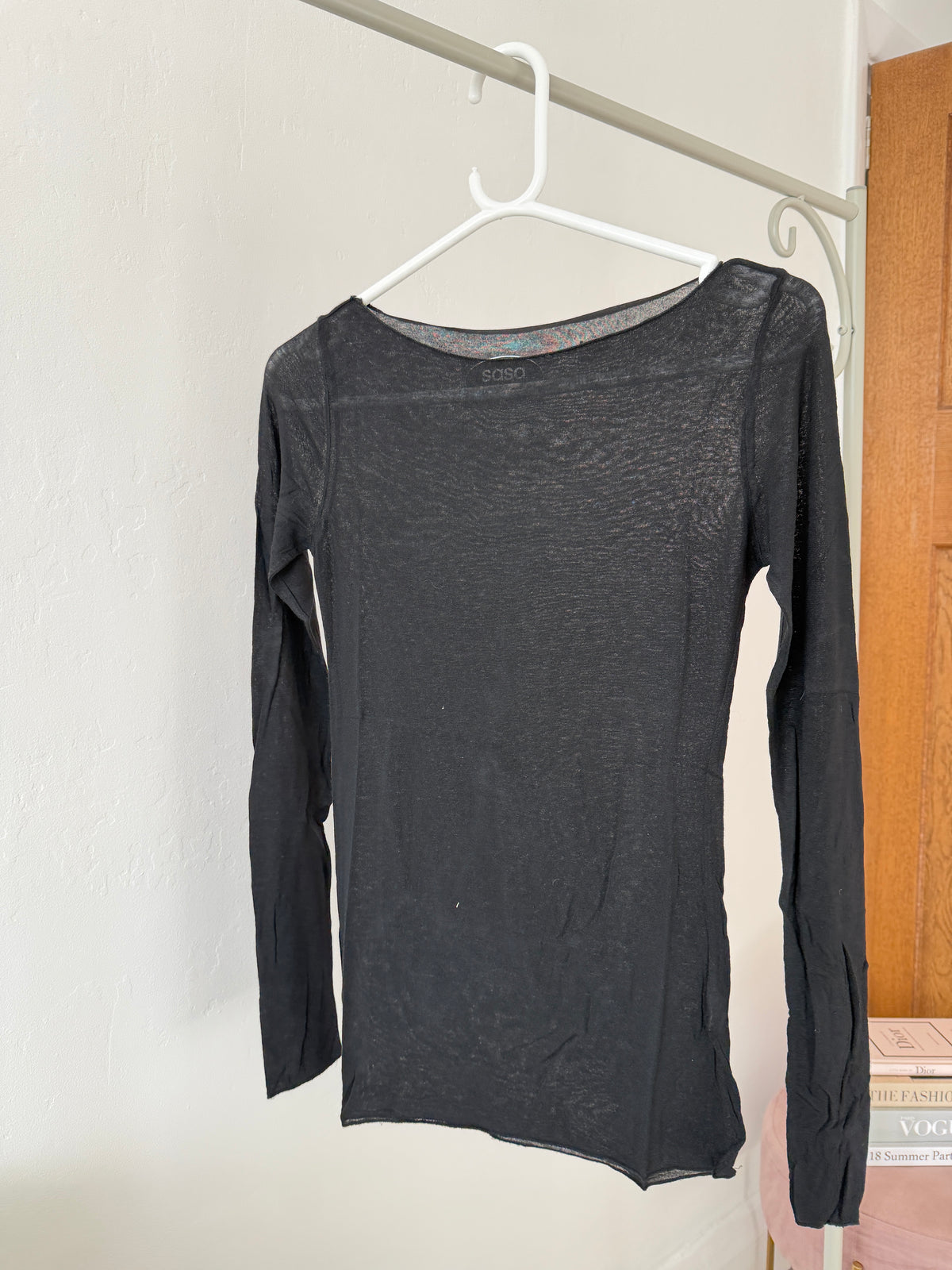 Cashmere Blend L/Sleeve Layering Top | 12 Colours