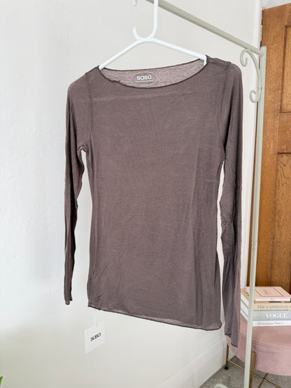 Cashmere Blend L/Sleeve Layering Top | 12 Colours
