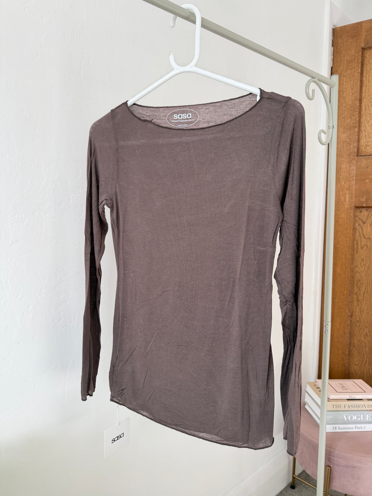Cashmere Blend L/Sleeve Layering Top | 12 Colours