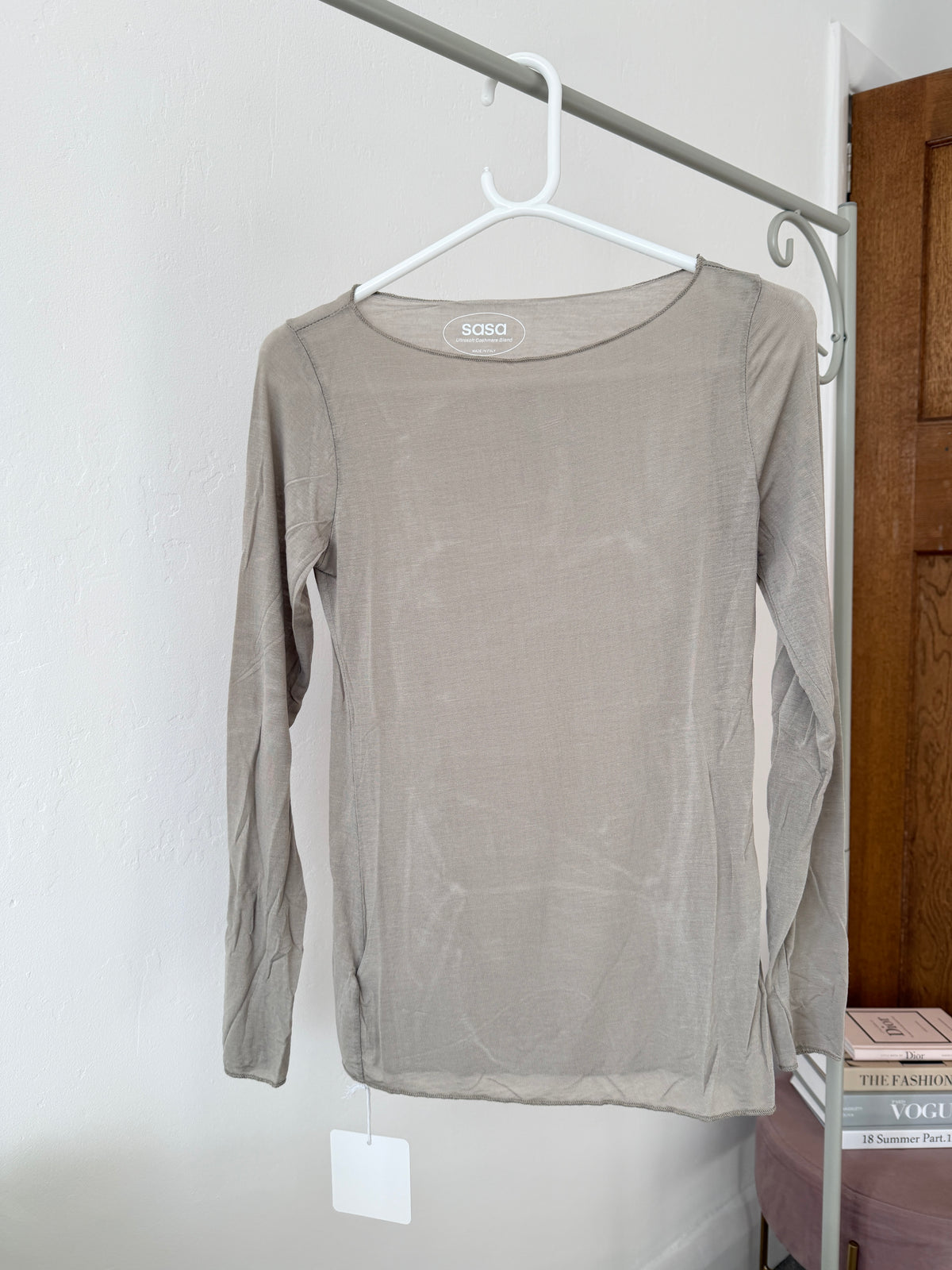 Cashmere Blend L/Sleeve Layering Top | 12 Colours